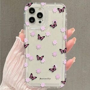 ⚠️Clearance iPhone 15/Pro/Pro Max Cute Butterfly And Flowers Phone Case